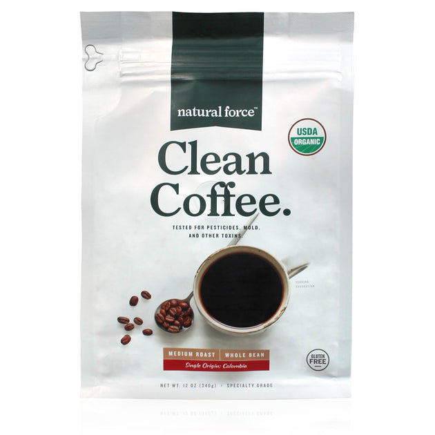 Natural Force Clean Coffee *Toxin Free* from Organic Whole Beans