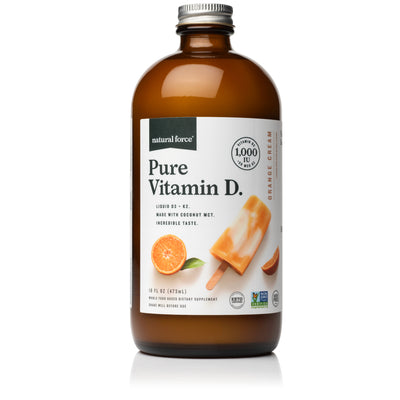 pure vitamin D bottle front