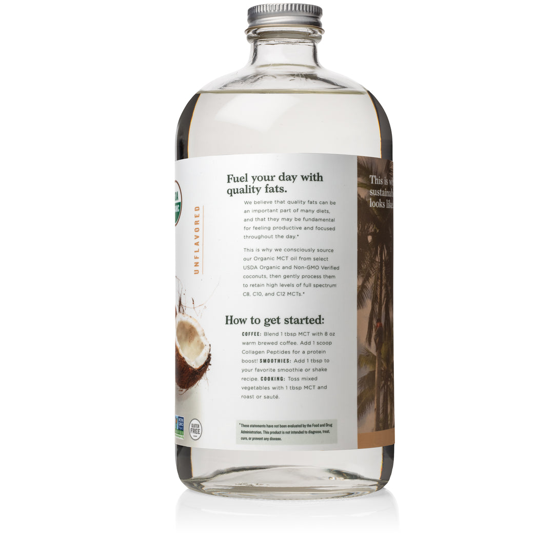 Organic MCT Oil - High Quality MCT Oil from Coconuts