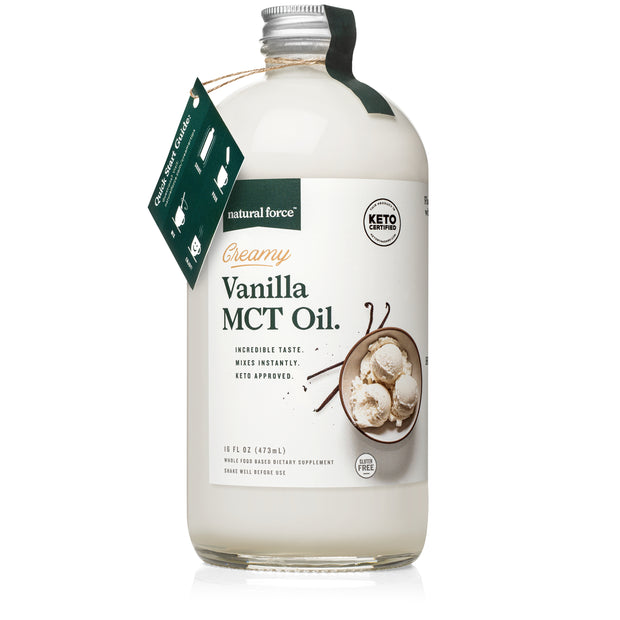 natural force creamy vanilla mct oil front 