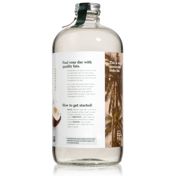 Premium MCT Oil from Non-GMO Organic Coconut Oil
